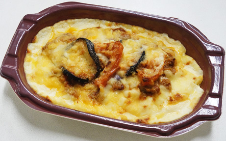 なすとトマトのミートドリア