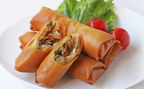 高座豚入り七目春巻き