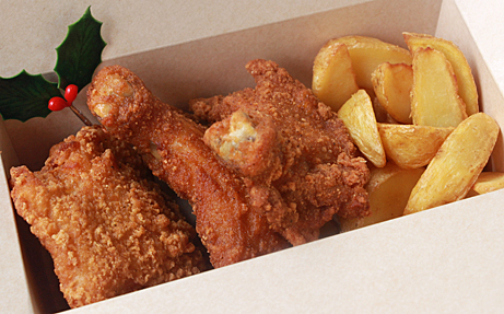 フライドチキン&ポテトフライ